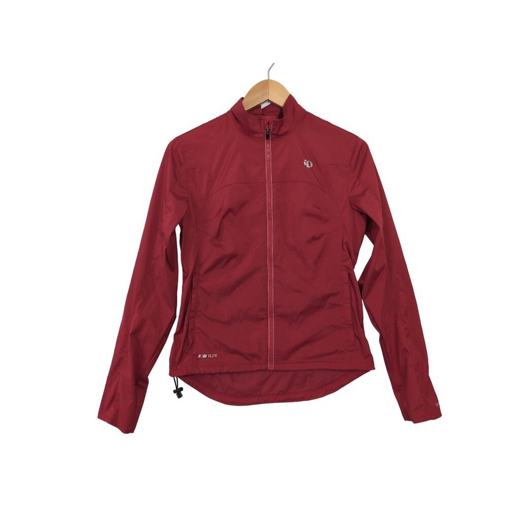 Pearl Izumi Cycling Jacket Womens S Red Elite Barrier Lightweight Windbreaker